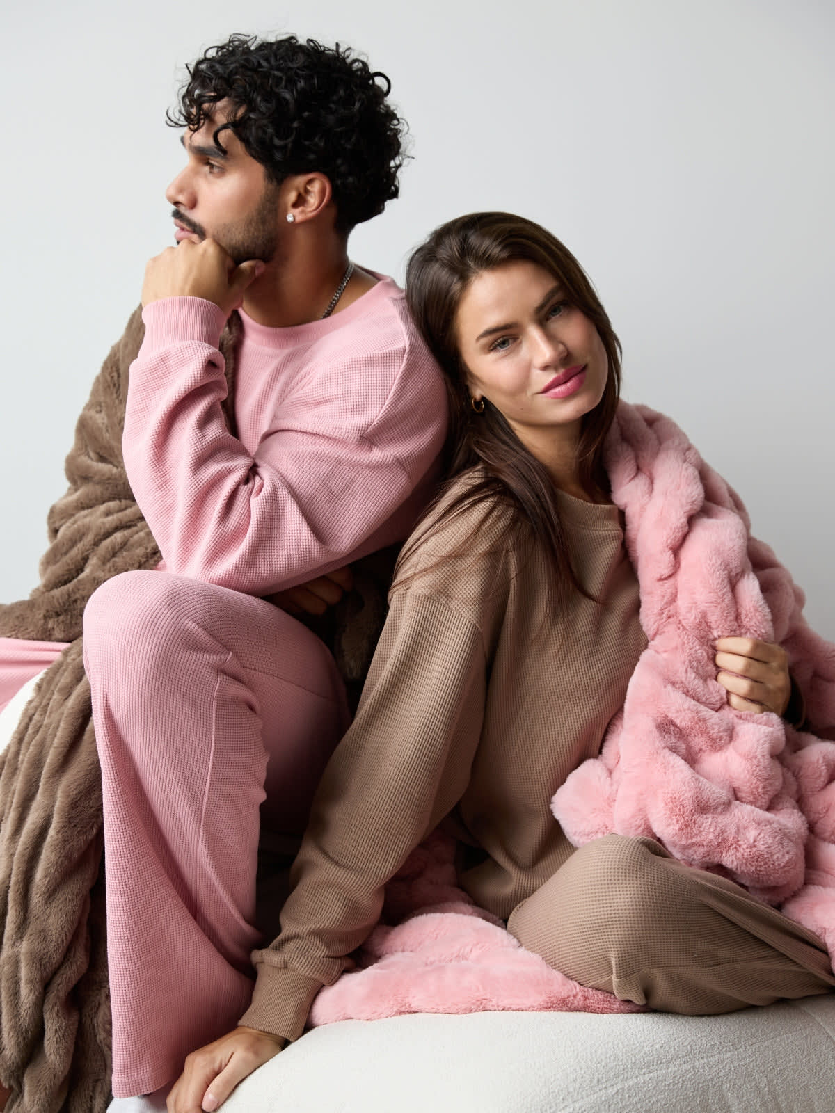 Linen&Rose - Plaid des beaux rêves
