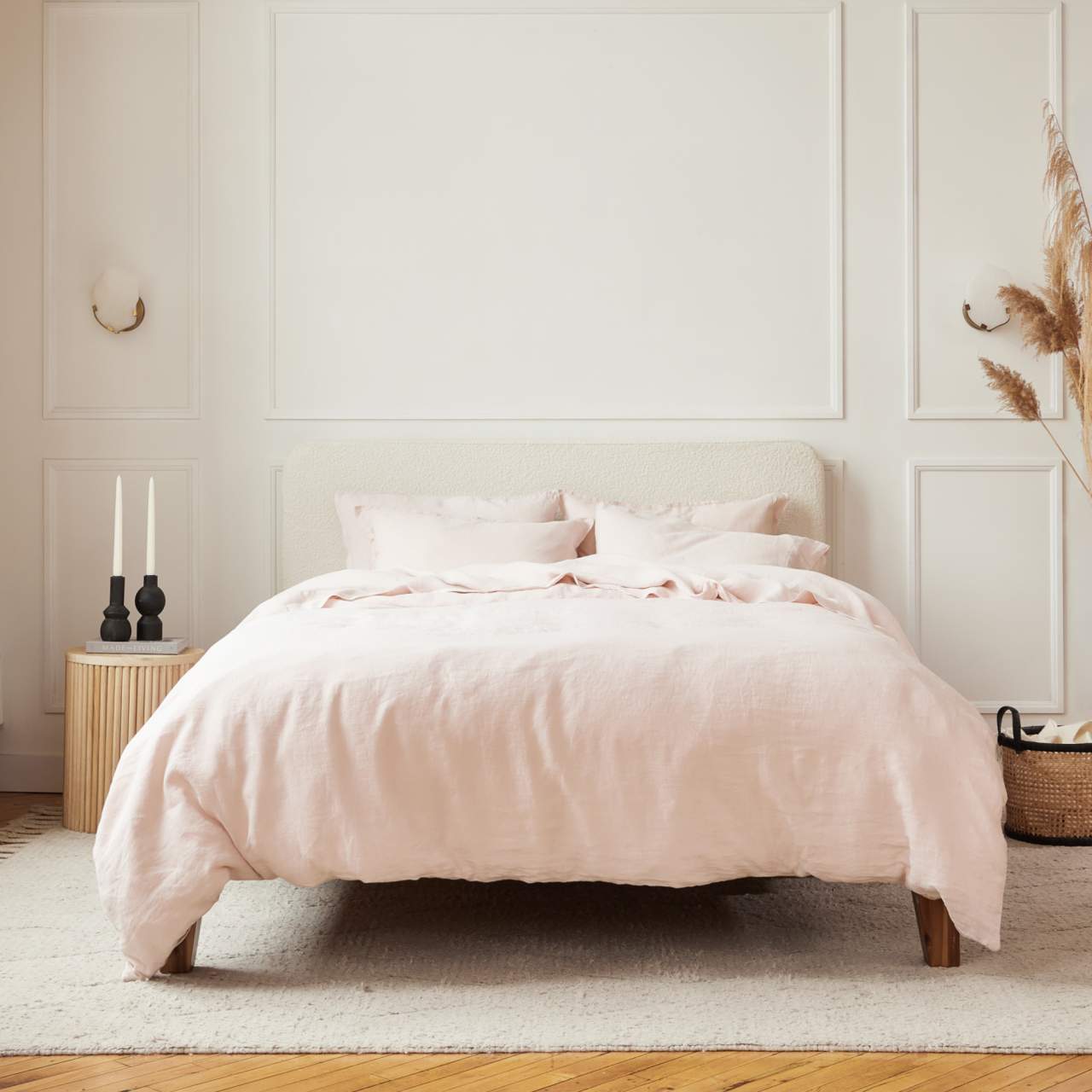 Linen&Rose - Taie D'oreiller en lin européen