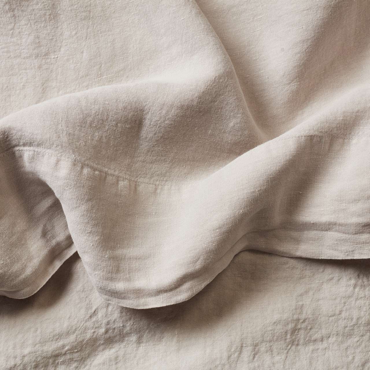 Linen&Rose - Drap plat en lin Européen