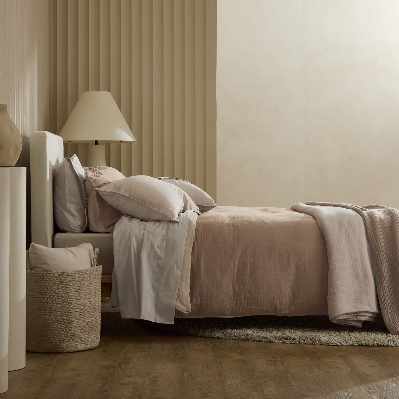 Linen&Rose™ Couvertures et linge de lit en mousseline