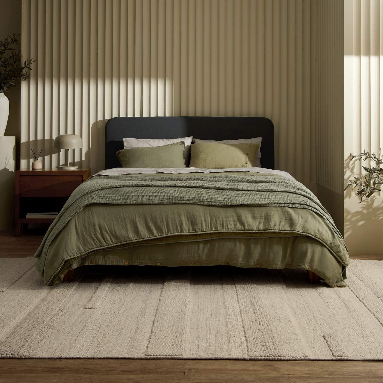 Linen&Rose™ Couvertures et linge de lit en mousseline