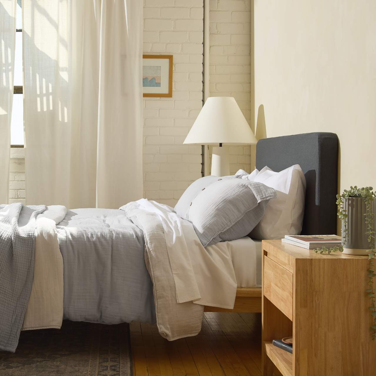 Linen&Rose™ Couvertures et linge de lit en mousseline